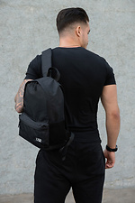 Men's Urban Youth Backpack Briefcase Minic Reflective For Laptop Black Without 8049729 photo №5