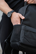 Men's Urban Youth Backpack Briefcase Minic Reflective For Laptop Black Without 8049729 photo №6