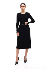 Women's knitted dress black  4038730 photo №1