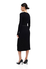 Women's knitted dress black  4038730 photo №3