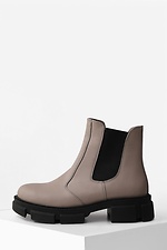 Women's demi-season platform Chelsea boots made of genuine leather  4205730 photo №1