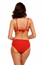 Separate swimsuit: bra with padded cups, high-rise panties with pleats Marko 4023734 photo №3