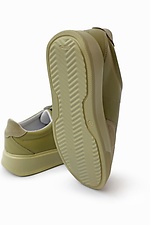 Halbsaison-Sneaker für Damen aus echtem Leder auf der Plattform 4205734 Foto №5