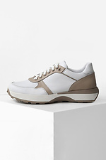 Halbjahres-Sneaker für Damen aus leichtem Echtleder 4205735 Foto №4
