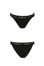 Sporty cotton tanga with wide elastication Passion 4026738 photo №2