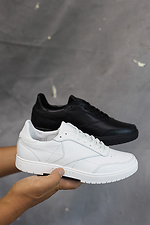 Children's white sneakers made of genuine leather  8018740 photo №9