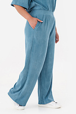 Women's oversized suit in blue with a boiled effect Garne 3034744 photo №8