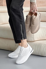 Summer women's sneakers made of genuine leather  8019744 photo №6