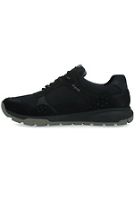 Black summer sneakers with a hole in the laces Forester 4101746 photo №3