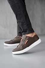 Men's spring sneakers made of genuine leather  8019746 photo №1