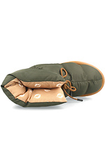 Green boots dutiki quilted short for the winter Forester 4101748 photo №4