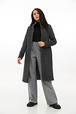 Wool blend coat below the knee with a high stand-up collar Garne 3039750 photo №1