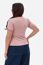 Женский костюм в рубчике розового цвета Garne 3034751 фото №6