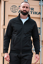 Чоловіча олімпійка Classic Black чорного кольору Custom Wear 8025751 фото №1