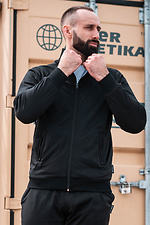 Men's Classic Black Olympic Jacket Custom Wear 8025751 photo №2