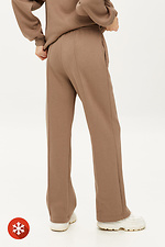 Szerokie, ocieplane spodnie dresowe z dżerseju z polarem Garne 3039753 zdjęcie №3
