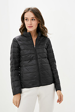 Short quilted autumn jacket with a zipper Garne 4007754 photo №1