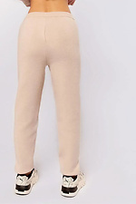 Women's knitted trousers beige  4038756 photo №2