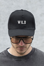Men's Trucker Baseball Cap Wild Black Print Without 8049757 photo №4
