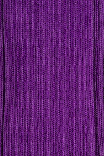 Зимние вязаные гетры высокие фиолетового цвета  4037758 фото №3