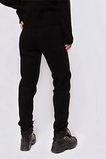 Women's knitted trousers black  4038758 photo №4
