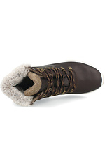 Низькі зимові черевики жіночі з натуральної шкіри на мембрані Forester 4101758 фото №4