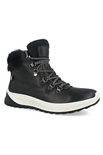 Low winter boots for women made of genuine leather with a membrane Forester 4101759 photo №1