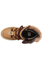 Низкие зимние ботинки женские из натуральной кожи на мембране Forester 4101760 фото №5