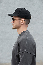 Men's Trucker Baseball Cap With Dagger Print Black Without 8049761 photo №2