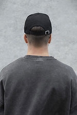 Men's Trucker Baseball Cap With Dagger Print Black Without 8049761 photo №3