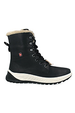 Высокие зимние ботинки из черной кожи на мембране Forester 4101762 фото №2