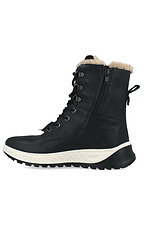 Высокие зимние ботинки из черной кожи на мембране Forester 4101762 фото №3