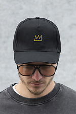Men's Trucker Baseball Cap With Crown Print Black Without 8049763 photo №4