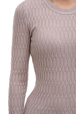Gestrickter Damenpullover in Beige Sewel 4038764 Foto №4