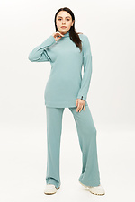Green ribbed knitted pantsuit Garne 3039765 photo №1