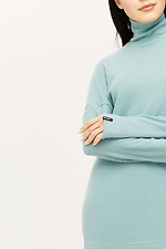 Green ribbed knitted pantsuit Garne 3039765 photo №7