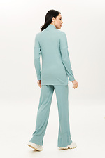 Green ribbed knitted pantsuit Garne 3039765 photo №11