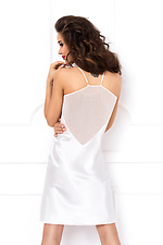 Slim nightgown slip with lace DKaren 4026766 photo №2