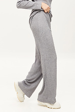 Gray ribbed knit pantsuit Garne 3039767 photo №9