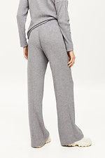 Gray ribbed knit pantsuit Garne 3039767 photo №10