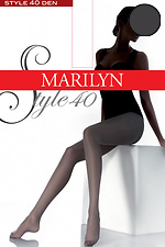 Прочные колготки 40 ден с нежным сатиновым блеском Marilyn 3009769 фото №2
