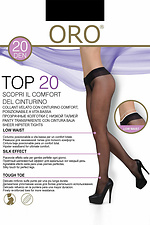 Thin tights 20 den low waist without shorts ORO 4019771 photo №1