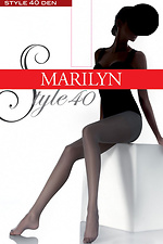 Strapazierfähige Strumpfhose 40 DEN mit zartem Satin-Glanz Marilyn 3009773 Foto №2