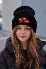 Дитяча Демісезонна Шапка Для Дівчинки Without Shovel Cars Black Without 8056773 фото №2