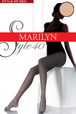 Strapazierfähige 40-den-Strumpfhose mit zartem Satinglanz und Stützshorts Marilyn 3009775 Foto №2