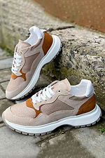 Spring women's sneakers made of genuine leather  8019775 photo №3