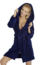 Diana short terry wrap robe with hood DKaren 3026777 photo №1