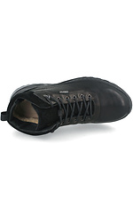 Черные низкие ботинки на осень из натуральной кожи Forester 4101778 фото №4