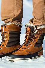 Insulated high boots in khaki Forester 4101779 photo №6