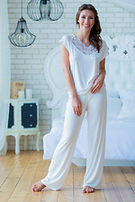 Thin summer pajamas for women for home and sleep with lace Effetto 4028783 photo №1